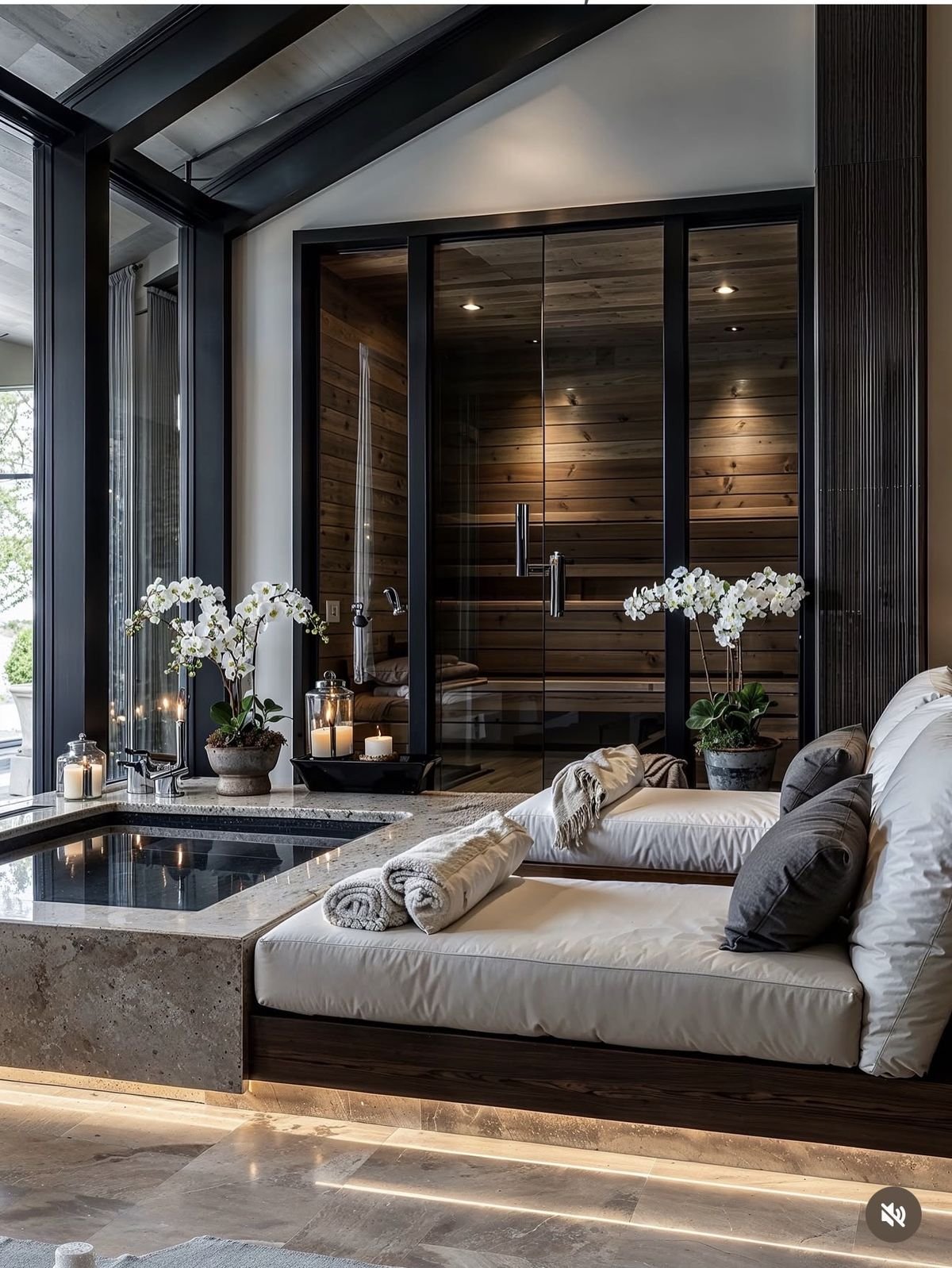 Infrared & traditional sauna